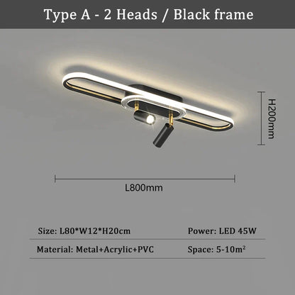 DecorBites™ LED Chandelier: Modern Ceiling Lighting for Living Dining Bedroom Kitchen Aisle