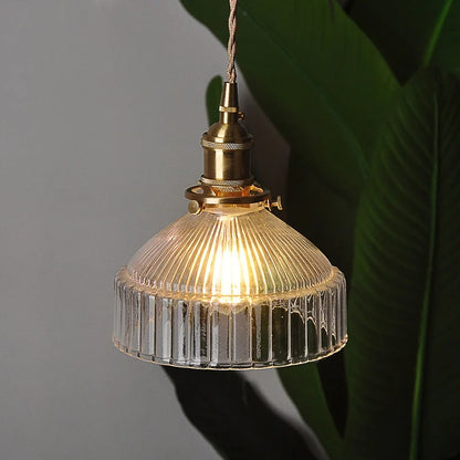 DecorBites™ Clear Glass LED Pendant Lamp Modern Wire Adjustable Hanging Light