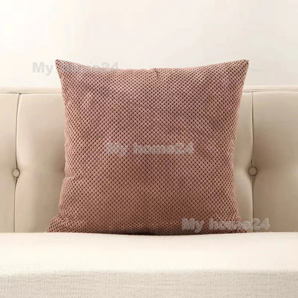 Decorbites™ Kordflanell Maiskernen Kissenbezug in Einheitsfarbe für die Dekoration des Wohnzimmer-Sofas zu Hause