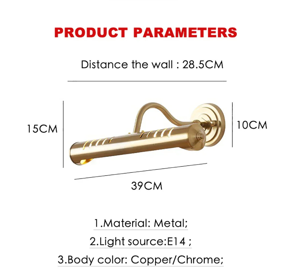 Aplique de pared LED DecorBites™ para tocador, iluminación interior, elegante diseño.