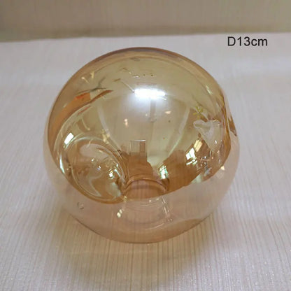 DecorBites™ Gray Glass Shade Replacement for E27 Lamp with Screw Fitter Opening