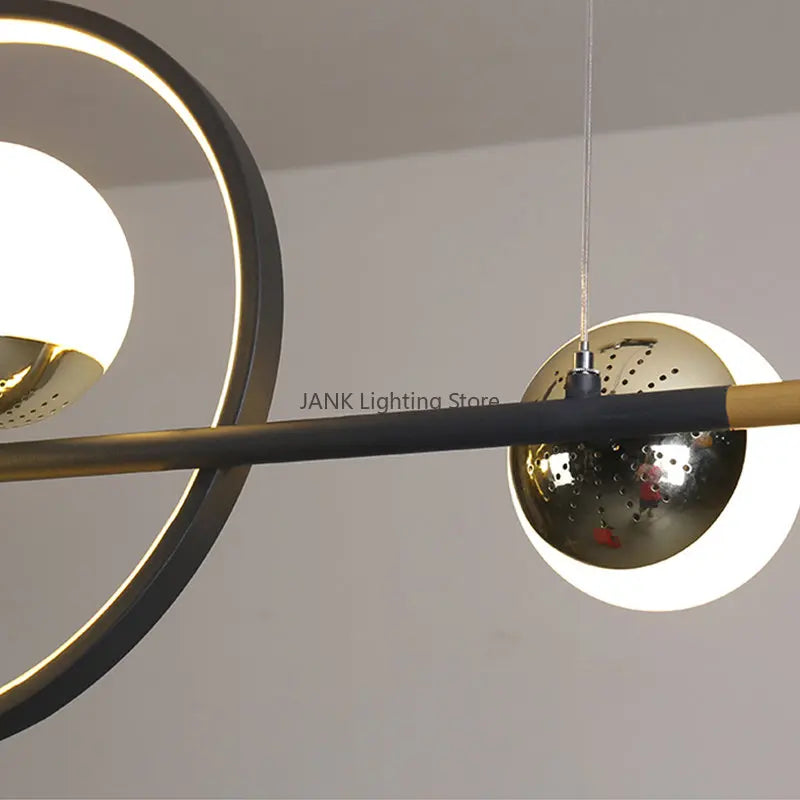 White Nordic Pendant Light 100cm Restaurant Style