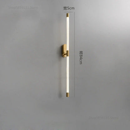 DecorBites™ Gold Geometric Lines Wall Lamps for Modern Luxury Home Decor