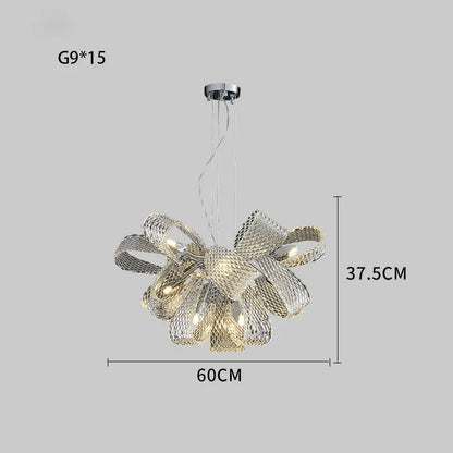 DecorBites™ Glass Pinecone LED Chandelier: Modern Art Deco Pendant Lighting