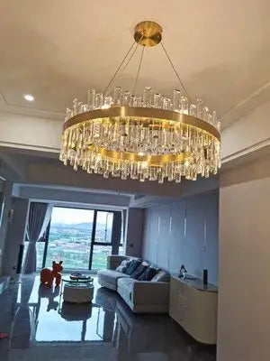 DecorBites™ Modern Crystal Chandelier Lighting for Dining Room