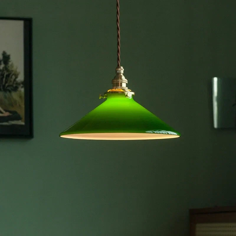 DecorBites™ Japanese Glass LED Pendant Lamp for Cafe, Loft, Restaurant, Living Room, Kitchen