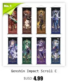 DecorBites™ Anime Poster Wall Art Decoration: Genshin Characters