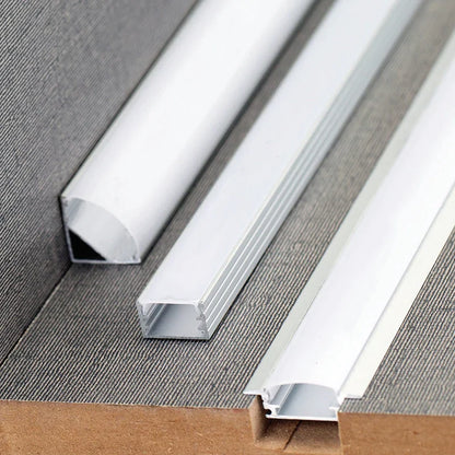 DecorBites™ LED Aluminum Profiles Corner Channel with Transparent/Milky Diffuser for Strip Lights