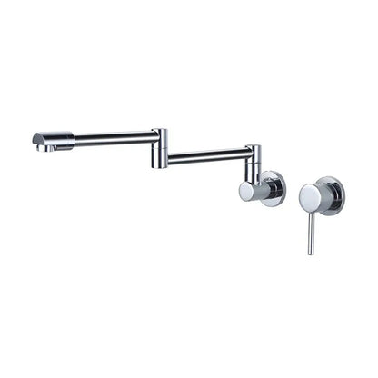 DecorBites™ Black Brushed Gold Kitchen Faucet Wall Mounted Foldable Pot Filler Tap