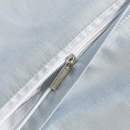 طقم سرير كينج كوين مطرز من ديكوربايتس™ مصنوع من القطن المصري بنسبة 100% مع غطاء لحاف