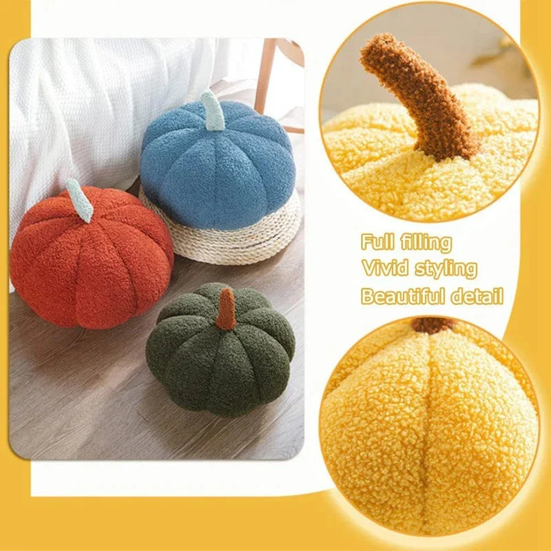 وسادة ديكوربايتس™ ثلاثية الأبعاد على شكل قرع لتزيين المنزل في غرفة المعيشة أو الأريكة