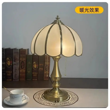 DecorBites™ Crystal Glass Brass LED Floor Lamp for Luxury Living Room Bedroom Study