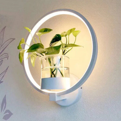 DecorBites™ LED Plant Wall Lamps: Modern Creative Home Decor Lighting Fixtures