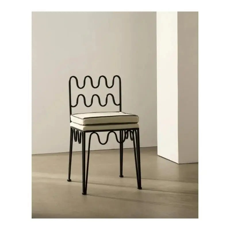 DecorBites™ French Retro Wave Dining Table and Chair Set