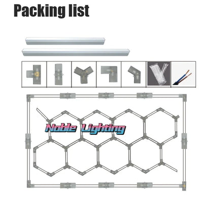 DecorBites™ Hexagon LED Ceiling Light: High-Performance, Best-Selling, Honeycomb Design