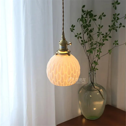 DecorBites™ Ceramic LED Wall Sconce: Modern Copper Indoor Luminaria for Bedroom, Mirror, Stairway