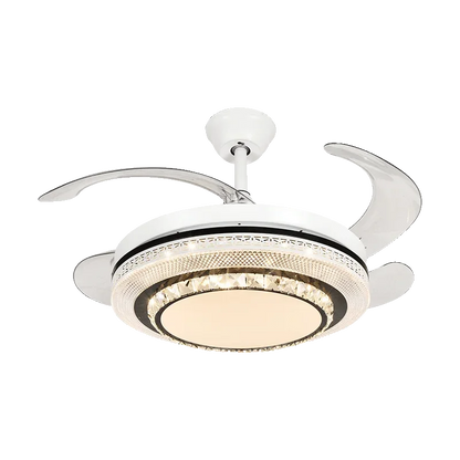 DecorBites™ LED Ceiling Fan with Remote Control, Modern ABS Blades, 110V 220V