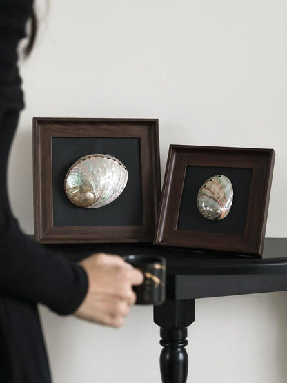 Adornos de pared colgantes con marco decorativo de concha de caracola DecorBites™