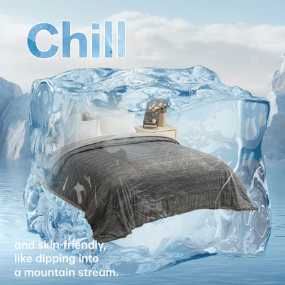 DecorBites™ Super Soft Cooling Blanket King Size Skin-Friendly Quilted Bedspread