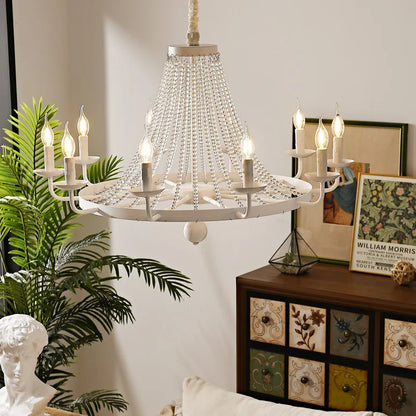 ثريا كريستالية على شكل شمعة ريفية من DecorBites™ لتزيين المنزل