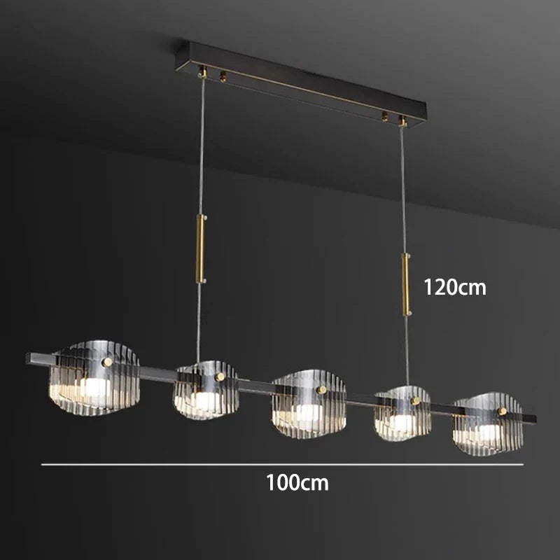 Black Industrial LED Pendant