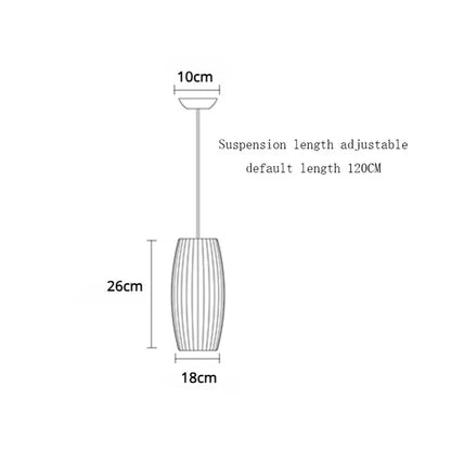 DecorBites™ Elegant Silk Designer Pendant Lamp for Home & Hospitality Lighting