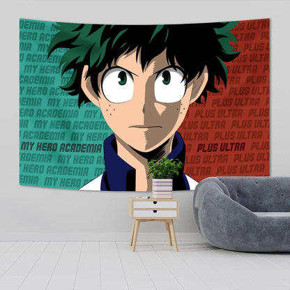 Decobites MHA Wall Tapestry Kawaii Room Decor Anime Art Poster Teen Bedroom Decoration