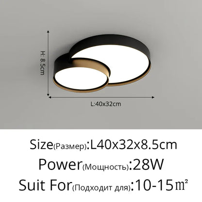 DecorBites™ LED Acrylic Chandelier - Modern Indoor Lighting for Bedroom Kitchen Living Room