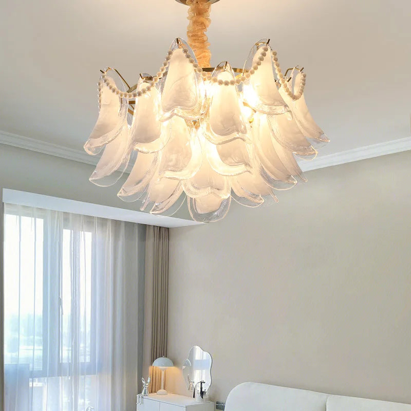 DecorBites™ Crystal Chandelier: Modern Light Luxury for Living Room, Bedroom, Dining.
