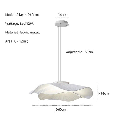 Modern Nordic Fabric Pendant Light