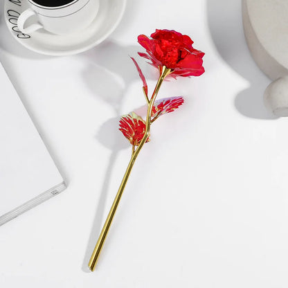 DecorBites™ Rosa Galaxia: Decoración de boda Amor Eterno, Centro de Mesa para el Día de San Valentín