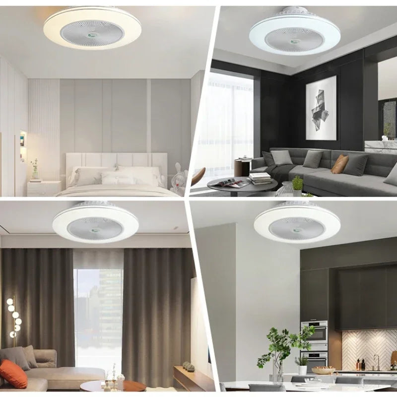 DecorBites™ Invisible Blade LED Ceiling Fan with Light