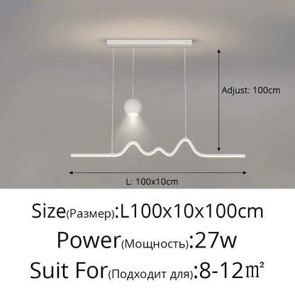 DecorBites™ LED Pendant Lights Modern Hanging Lamp Dining Kitchen Island Decor