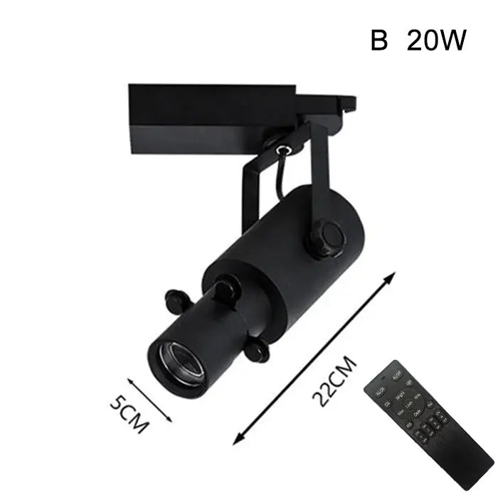 DecorBites™ Dimmable LED Track Light: 20W/30W Spotlight for Museum Art Gallery Exhibition
