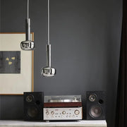 Lámpara colgante de oro cromado Decorbites™ con cable ajustable y bombilla E27 para comedor o sofá
