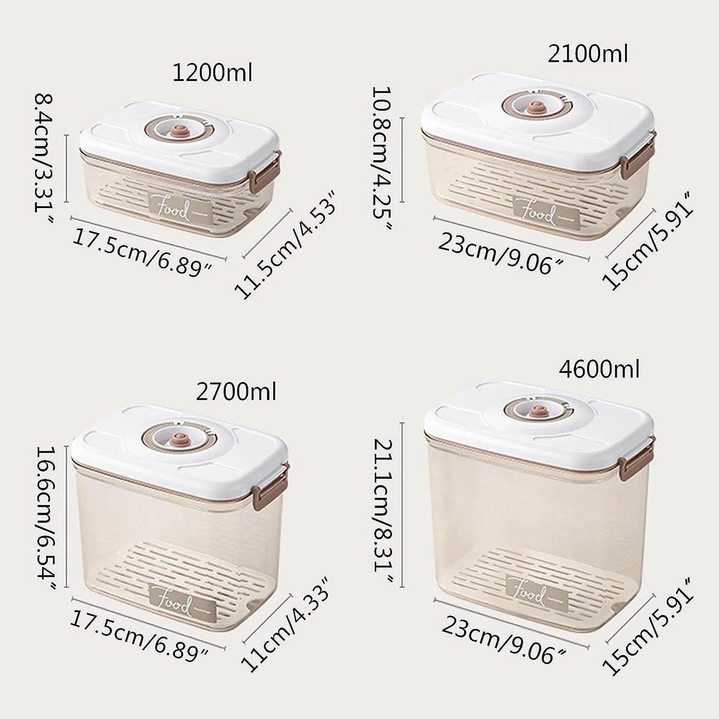 DecorBites™ Fresh-Keeping Vacuum Canister: Large Capacity Food Organizer.