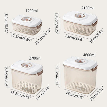 DecorBites™ Fresh-Keeping Vacuum Canister: Large Capacity Food Organizer.