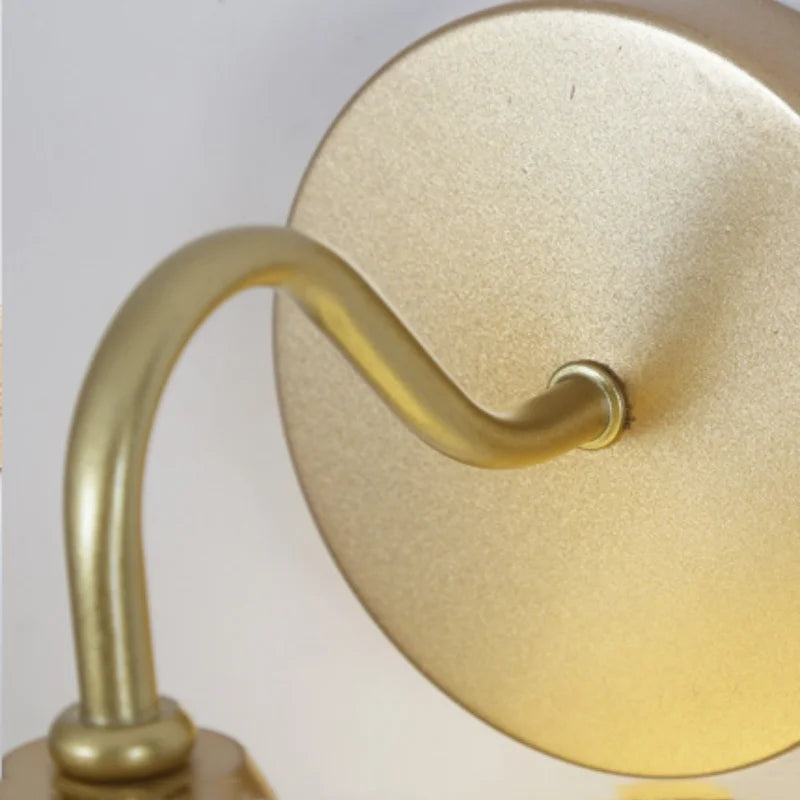 DecorBites™ LED Glass Wall Sconce Pull Chain Switch Modern Stair Light Fixtures