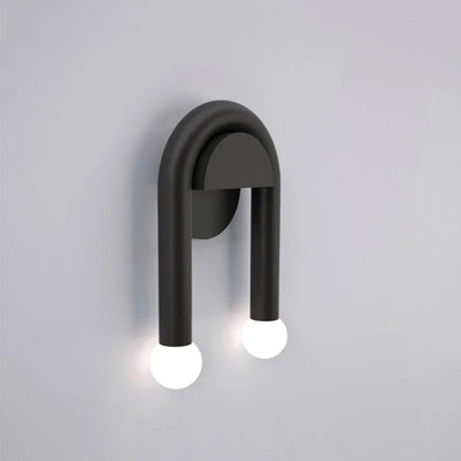 DecorBites™ LED Wall Lamp Black U-Shape Design - Morden Indoor Minimalist Sonce Lighting