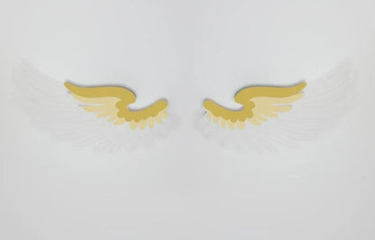 مصباح حائط LED RGB من DecorBites™ Angel Wings لغرفة المعيشة وغرفة النوم والمطعم والبار