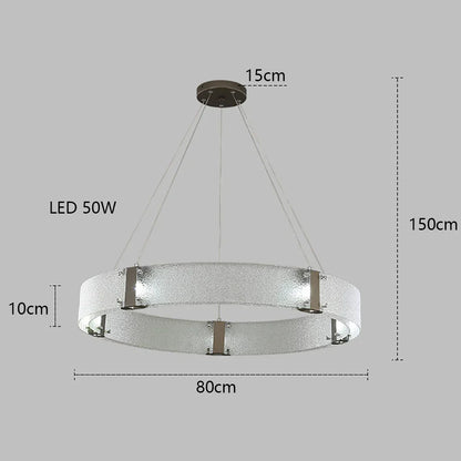 DecorBites™ Gold LED Chandelier for Luxe Living Room Lighting