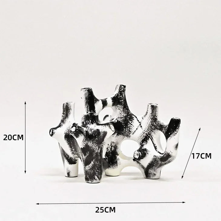 ديكور بايتس™ - تمثال صغير مُجرّد من الشعاب المرجانية لتزيين المنزل