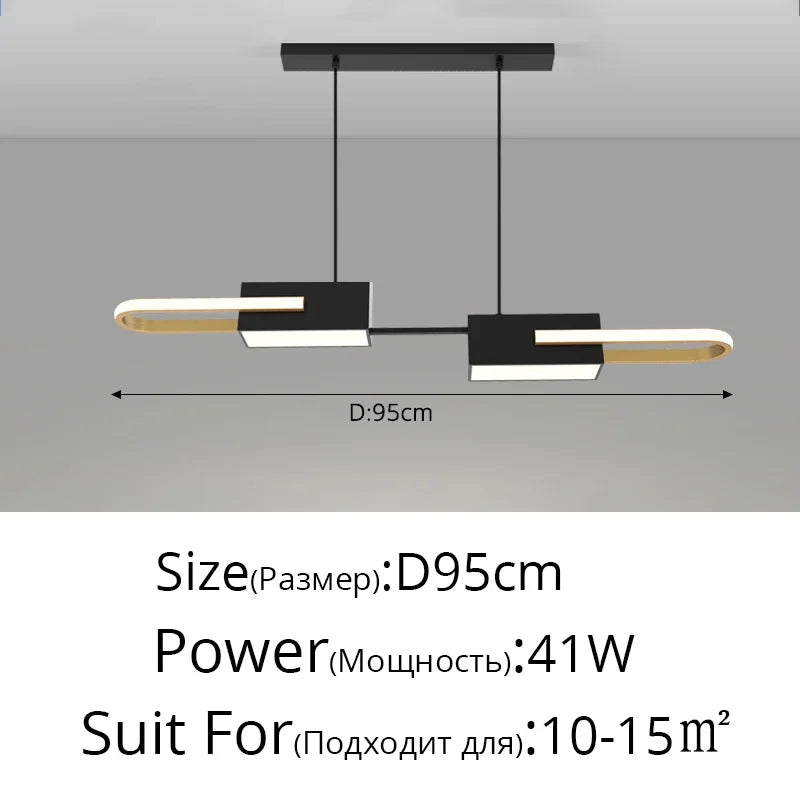 DecorBites™ LED Pendant Lights: Remote Controlled Modern Lighting for Home Décor