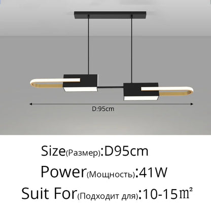 DecorBites™ LED Pendant Lights: Remote Controlled Modern Lighting for Home Décor