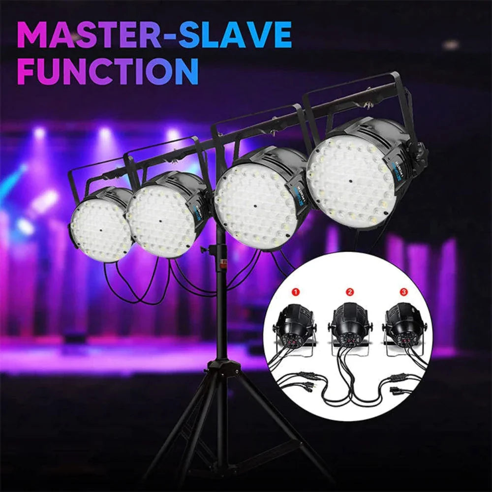 Decorbites™ Luz LED Par con Soporte para Iluminación de Bodas, Fiestas y Escenarios