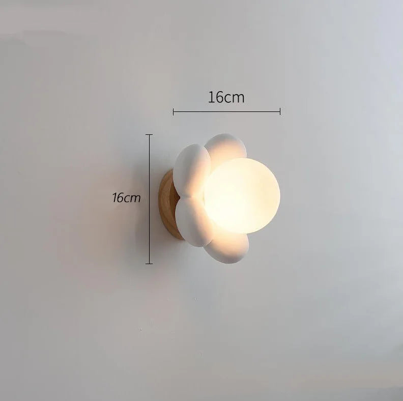 ديكوربايتس™ مصباح حائط LED على شكل زهرة ملاهي للأطفال