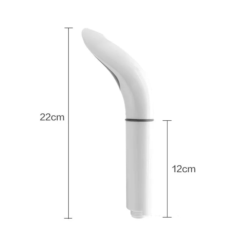 DecorBites™ Elegant White ABS Handheld Shower Head for Bath Showering System