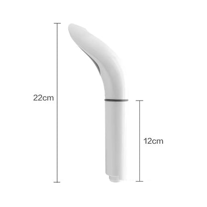 DecorBites™ Elegant White ABS Handheld Shower Head for Bath Showering System