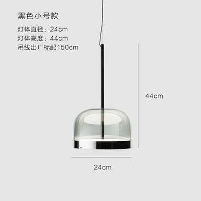 DecorBites™ Equatore Glass Pendant Light for Modern Dining Room Decor and Luxury Loft House