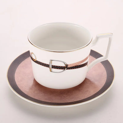 Vajilla DecorBites™ de porcelana fina: plato llano, taza de café, platillo, plato de servicio, taza de té